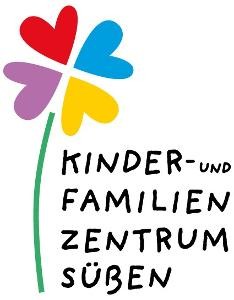 Das neue Logo des Kinder- und Familienzentrums (KiFaZ) Eine bunte Blume