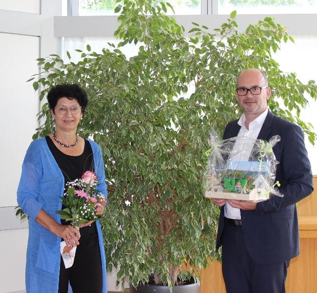 1. Vorsitzende Gudrun Flogaus und 2. Vorsitzender Frank Dehmer